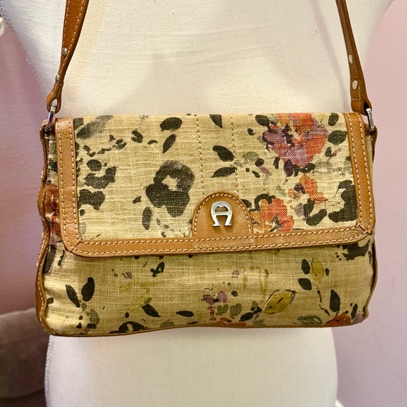 Etienne Aigner Handbags - Etienne Aigner floral shoulder bag